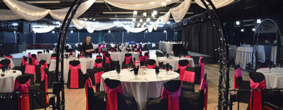 Wedding: Hot Pink & Black – Medina Entertainment Center